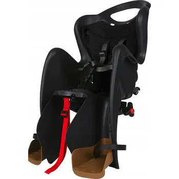 cyklosedačka Zadní dětská sedačka na kolo Bellelli Mr Fox Clamp černá