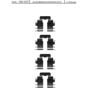 Brzdová destička Sada příslušenství brzdových destiček QUICK BRAKE