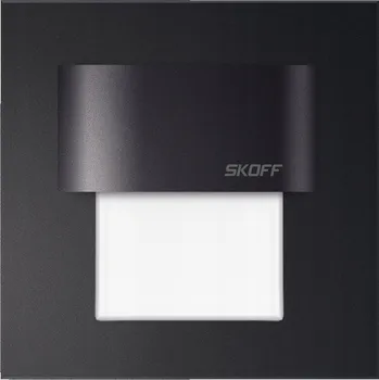 Nástěnné svítidlo Schodišťové svítidlo SKOFF 0,4 W černé LED 6x6 cm