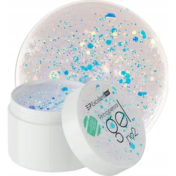 Lak na nehty Excellent PRO LED/UV Gel se třpytkami Principessa No2 15g