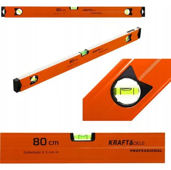 Vodováha HLINÍKOVÁ VODOVÁHA 0.8 m (80 cm) KRAFT&DELE KD10312