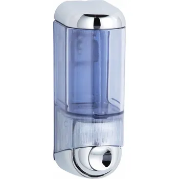 Dávkovač mýdla Ruční nástěnný dávkovač mýdla Merida 170 ml bezbarvý, bílý