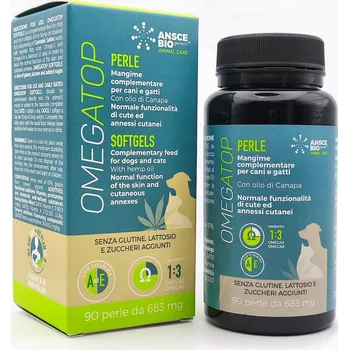 Oleje a tuky pro kočky, pro psy Ekuberg želatinové kapsle 100 g 90 ks