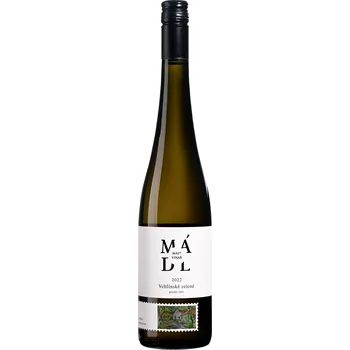 Víno Veltlínské zelené, 2022, pozdní sběr, suché, Mádl, 0,75l