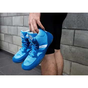 Boxerská obuv ZÁPASNICKÁ OBUV LA SPORT BLUE Velikost: 8 UK