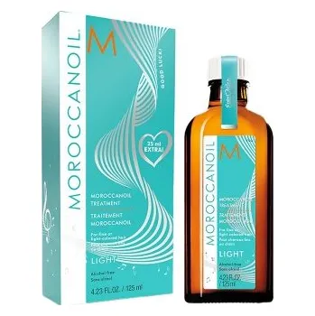 Vlasová regenerace Moroccanoil Olej pro jemné a zplihlé vlasy Light (Treatment For Fine Or Light-Coloured Hair) 125 ml + 2 měsíce na vrácení zboží
