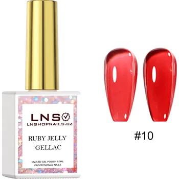 Lak na nehty 10. GELLAC LNS – RUBY JELLY | 15ML