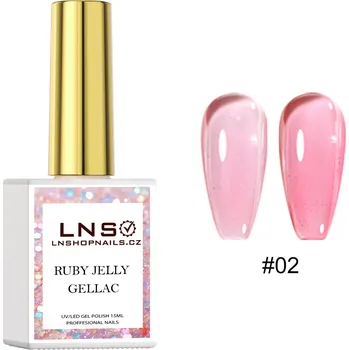 Lak na nehty 2. GELLAC LNS – RUBY JELLY | 15ML