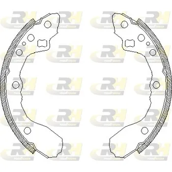 Brzdová čelist Brzdové pakny ROADHOUSE 4344.00