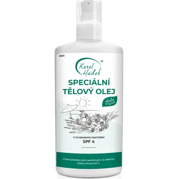 Bylinná léčivá mast AKH/Karel Hadek SPECIÁLNÍ TĚLOVÝ OLEJ SPF 4 200 ml