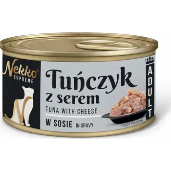 Krmivo pro kočku Nekko Tuňák se sýrem v omáčce krmivo konzerva 0,08 kg