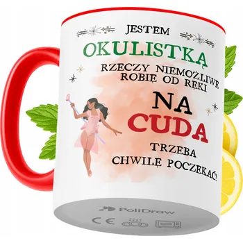 Hrnek Polidraw Hrnek Polidraw pro oční lékařku keramika 330 ml