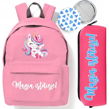 Školní batoh Funandstyle s jednou přihrádkou růžový 18 l