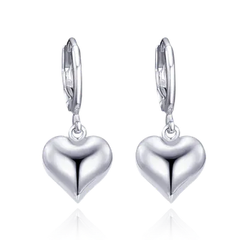 Náušnice Leru MINET Stříbrné náušnice srdíčka