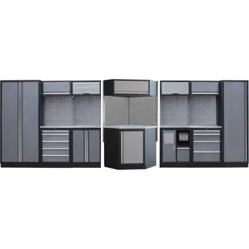 Sestava dílenského nábytku Procarosa PROFI XXL Pracovní deska: nerezová