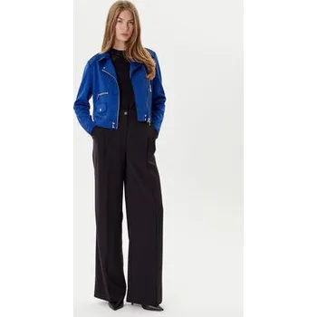 Dámská casual bunda Morgan Bunda z imitace kůže 241-GOUSMI Modrá Regular Fit 38