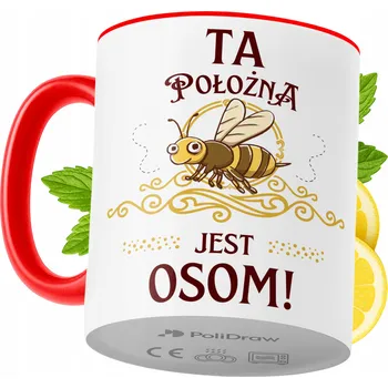 Hrnek Polidraw Hrnek Polidraw pro porodní asistentku keramika 330 ml