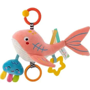 Létající drak Závěsná hračka pro miminka 34 x 21 cm Velryba s hvězdičkou a medúzou Pískací hračka na kočárek Rozvoj sluchu a motoriky