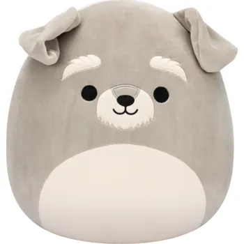 plyšák SQUISHMALLOWS Shaun šedý knírač, 30 cm