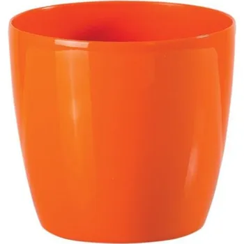 Květináč Big Plast Obal na květináč kulatý 17 cm Stars, oranžový