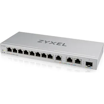 Switch Zyxel XGS1250-12 v2, 12-Port Gigabit webmanaged Desktop Switch with 8 port 1G + 3-Port MultiGig 1/2.5/5/10G + 1-Port SFP