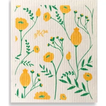 Utěrka Houbová utěrka BajaBee Květy 1 ks