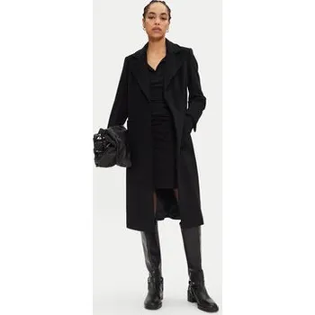 Dámský kabát MAX&Co. Vlněný kabát Runaway 2428016024200 Černá Regular Fit 40