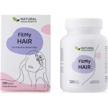 Přírodní produkt Natural Medicaments FitMy Hair pro zdravé a krásné vlasy 120 kapslí