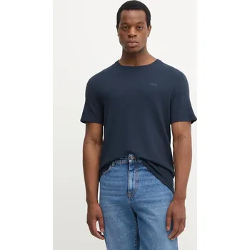 Tričko BOSS Rib T-Shirt 50509328 námořnická modř 59X, vel. S