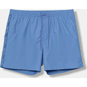 Pánské kraťasy Plavkové šortky Calvin Klein červená barva, KM0KM01109 54X, vel. XXL