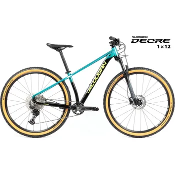 Horské kolo Kolo MTB 29" Lee Cougan Droid SHIMANO Deore 1x12 velikost S - 17" modro-černá lesklá