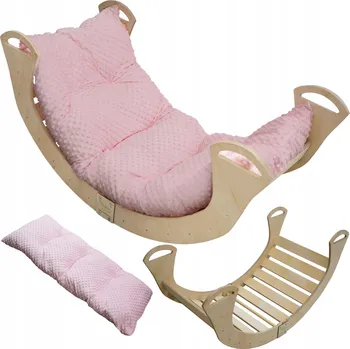 Dětská houpačka Houpačka a Montessori překližka Velká skládací poduška