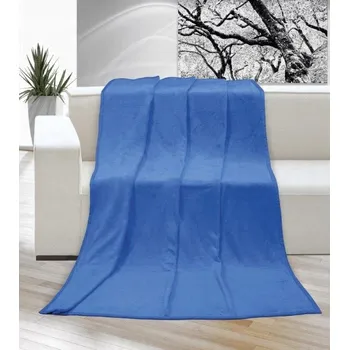 deka Deka Bellatex polyester 150 cm x 200 cm modrá