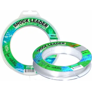 ZFISH Šokový Vlasec Vision Shock Leader 100 m - Průměr 0,55 mm - 18,40 Kg