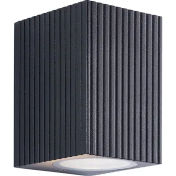 Venkovní osvětlení Brilliant - Venkovní nástěnné svítidlo JELANI 1xGU10/10W/230V IP44 černá