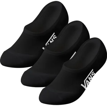 Pánské ponožky ponožky dětské 3 páry VANS Classic No Show KIDS Black - XXS