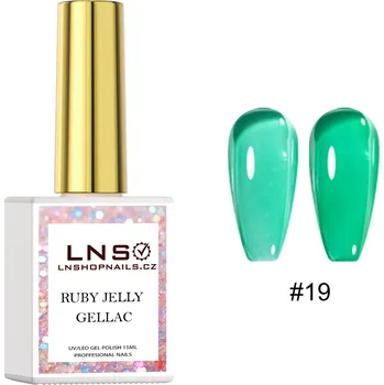 Přípravek na nehty 19. GELLAC LNS – RUBY JELLY | 15ML