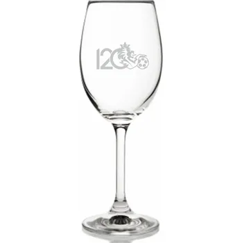 Sklenice JAKO Sklenice na Víno - 120 let FCHK vel. 1, bílá