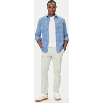 Pánské oblečení Tommy Jeans Košile Essential DM0DM21693 Modrá Regular Fit M