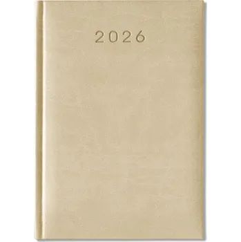 Diář Knižní kalendář 2026 A4 Scriba béžový