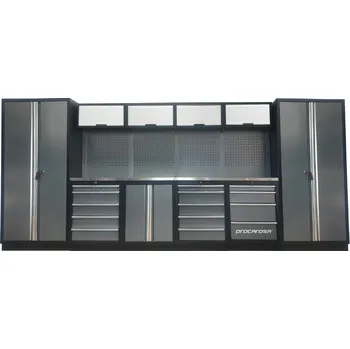 Sestava dílenského nábytku Procarosa PROFESSIONAL XXL-5 Pracovní deska: nerezová