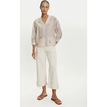 Tatuum Košile Rue T2509.078 Béžová Relaxed Fit 42