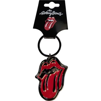 The Rolling Stones Classic Tongue Black Klíčenka