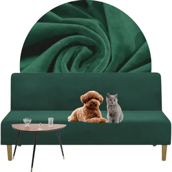 Napínací potah Potah na pohovku (kanape) Domidekor zelený