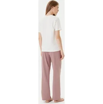 Dámské noční prádlo BOSS Pyžamo 50545568 Béžová Regular Fit S