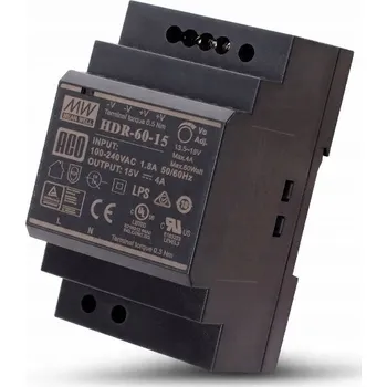 Aco PS-HDR-60-15MA video DIN 15-17V, 4A - Napájecí zdroj pro video DIN, 15-17V, 4A