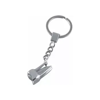 Zubní klíčenka kovový molár 1ks