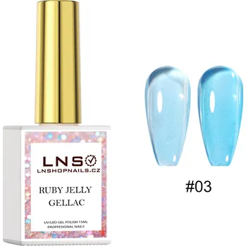 Přípravek na nehty 3. GELLAC LNS – RUBY JELLY | 15ML