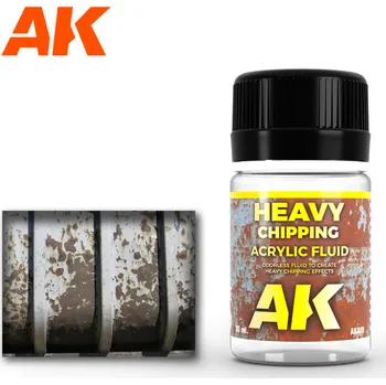 Weathering Heavy Chipping Effects Acrylic Fluid AK089 - 35ml (AK)