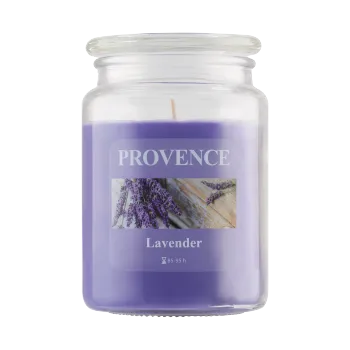 Svíčka PROVENCE svíčka sklo 510g levandule